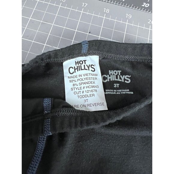 Hot Chillys Toddler 3T Thermal Pant Brand New Black - Picture 3 of 5